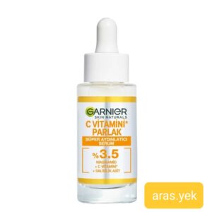 سوپر سرم ویتامین C گارنیر Garnier شفاف و درخشان کننده پوست حجم ۳۰ میلی