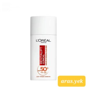 فلوئید ضد آفتاب لورال SPF 50 مناسب انواع پوست حجم ۵۰ میلی