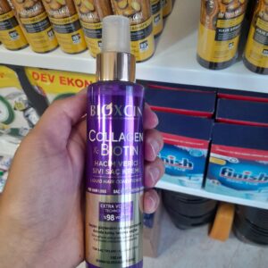 اسپری نرم کننده و حجم دهنده مو بیوکسین حاوی کلاژن و بیوتین حجم ۱۵۰ میلی