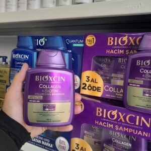 شامپو ضد ریزش و حجم دهنده بیوکسین حاوی بیوتین و کلاژن حجم ۳۰۰ میلی